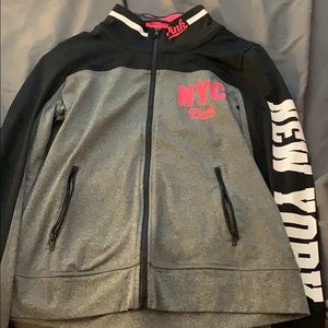 NYC pink jacket